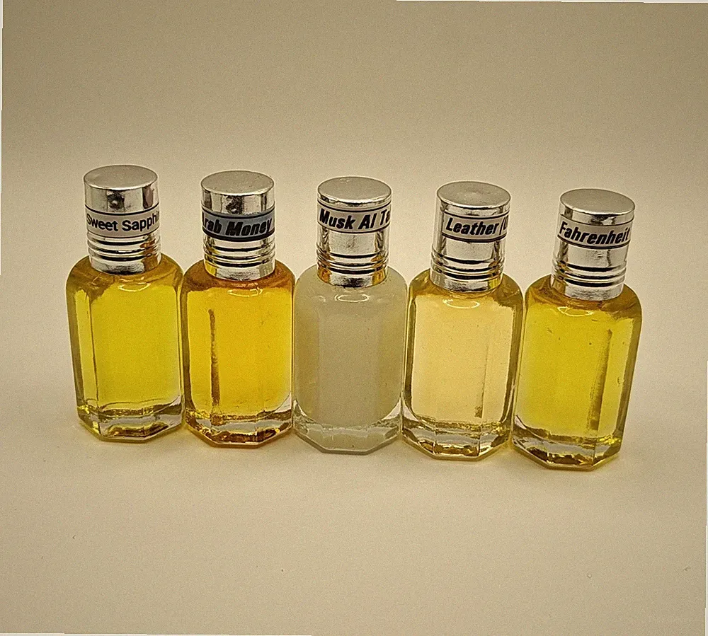 5 long lasting 12ML Roll on Set! BOTTLE/CAP DESIGN MAY VARY