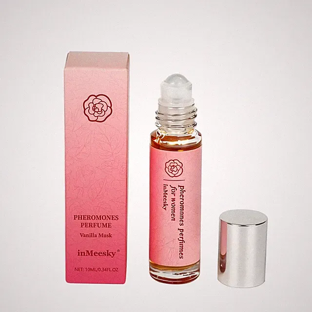 Pheromone Perfume for Women,Long-Lasting Vanilla Roll-On,Alluring Essential Perf