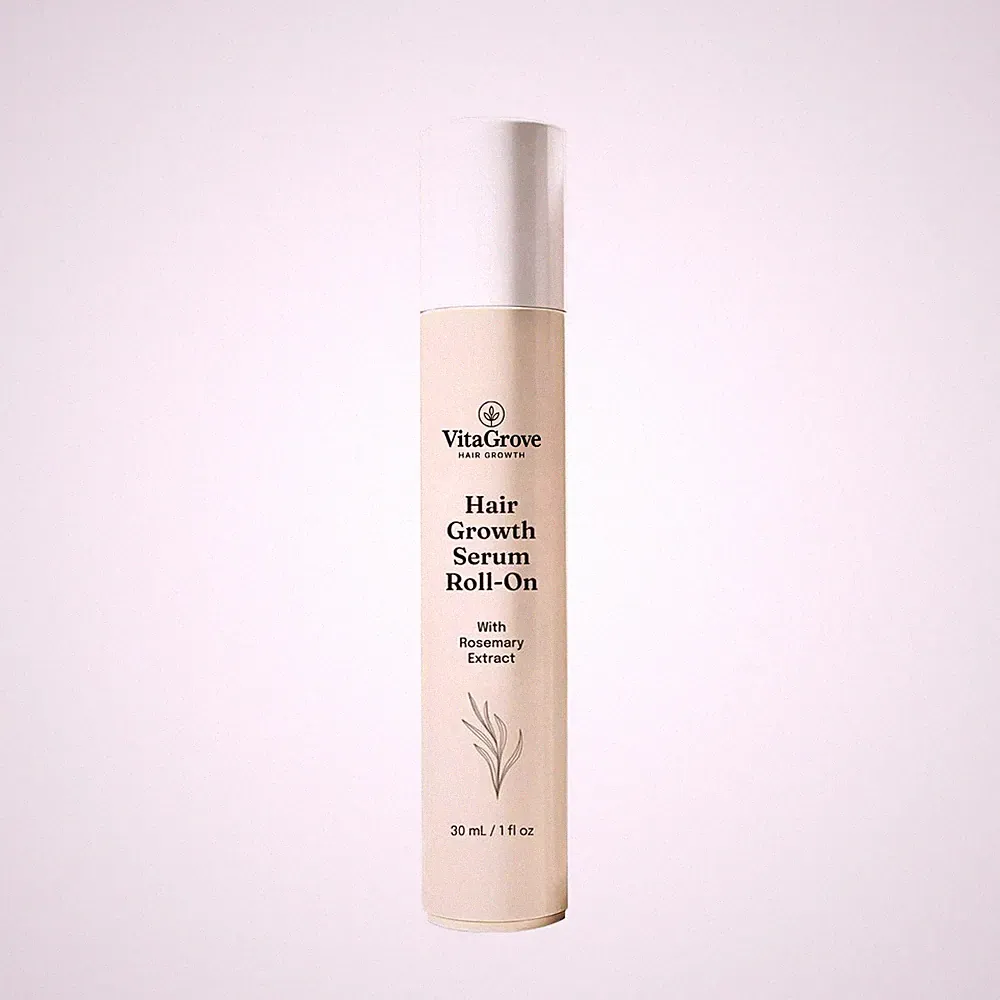 VitaGrove Hair Growth Roll-On Serum 3% Rosemary Biotin DHT Blocker